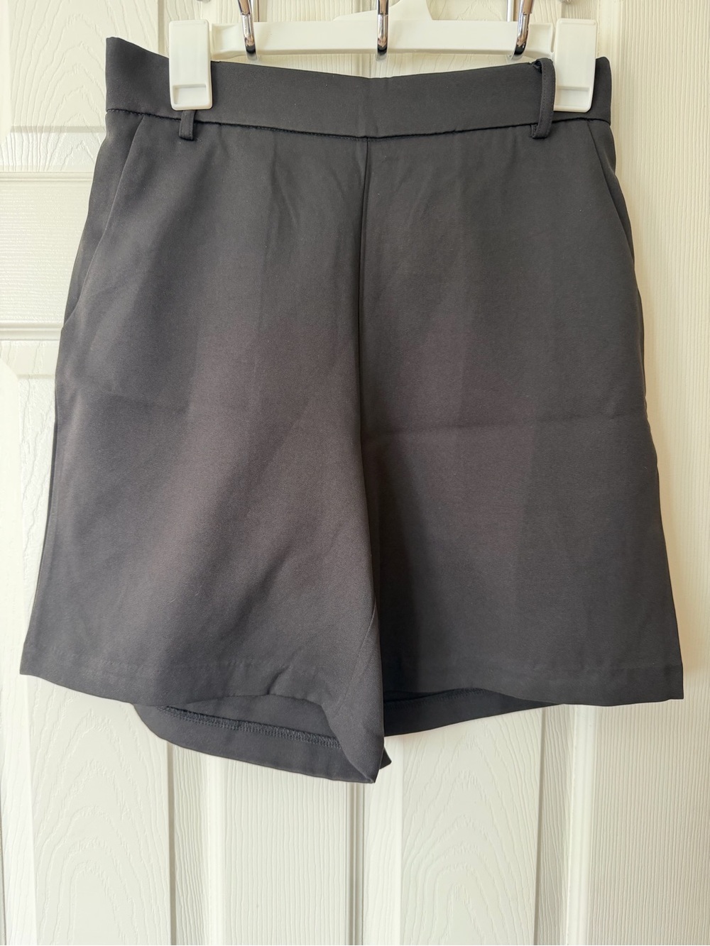 white birch Black Tailored Bermuda Shorts